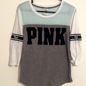 PINK Victoria’s Secret 3/4 sleeve shirt